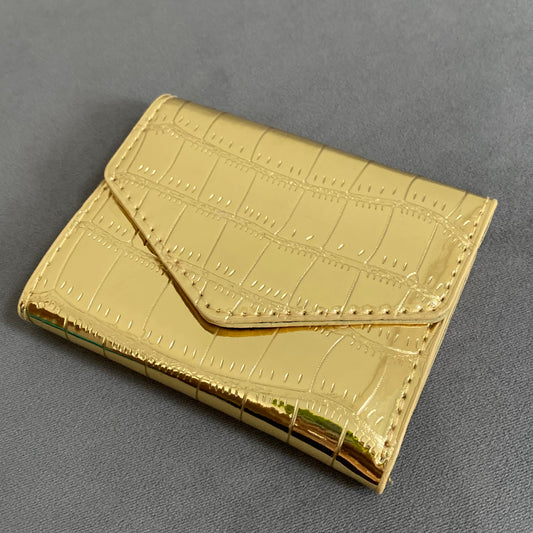 Wallet Metalic Gold